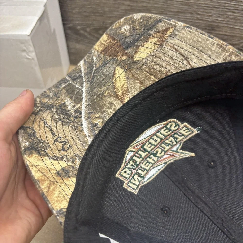 Interstate Batteries Hat Cap Snap Back Camo Realtree Hunting‎ Advertising Mens